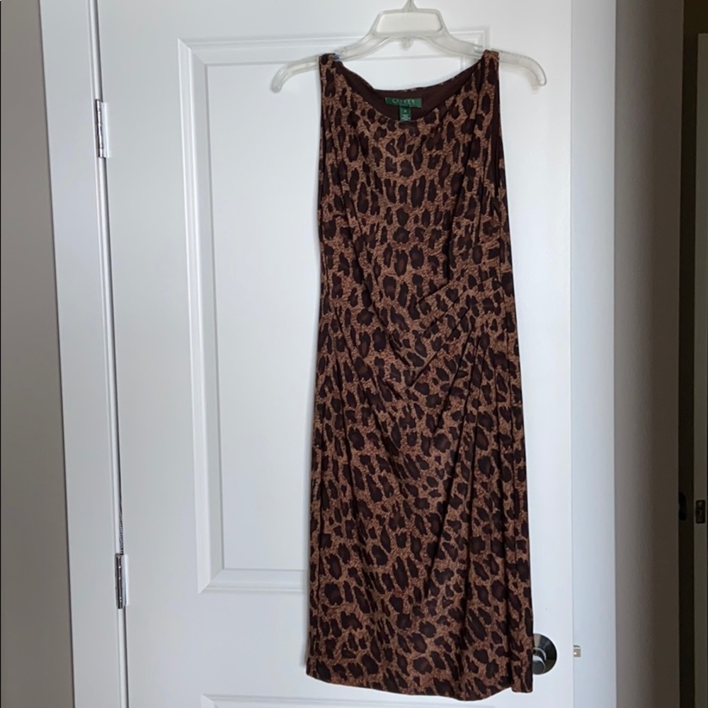 NWOT Ralph Lauren Leopard Dress
